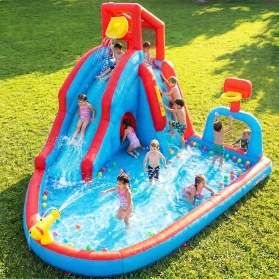 Kids Outdoor Inflatable Water Slide - Backyard outdoor water slide inflatable bounce