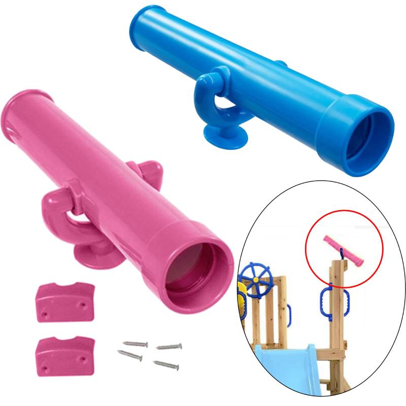 Kids Outdoor Climbing Equipment - Kids Playground Toy Telescope Included Mounting