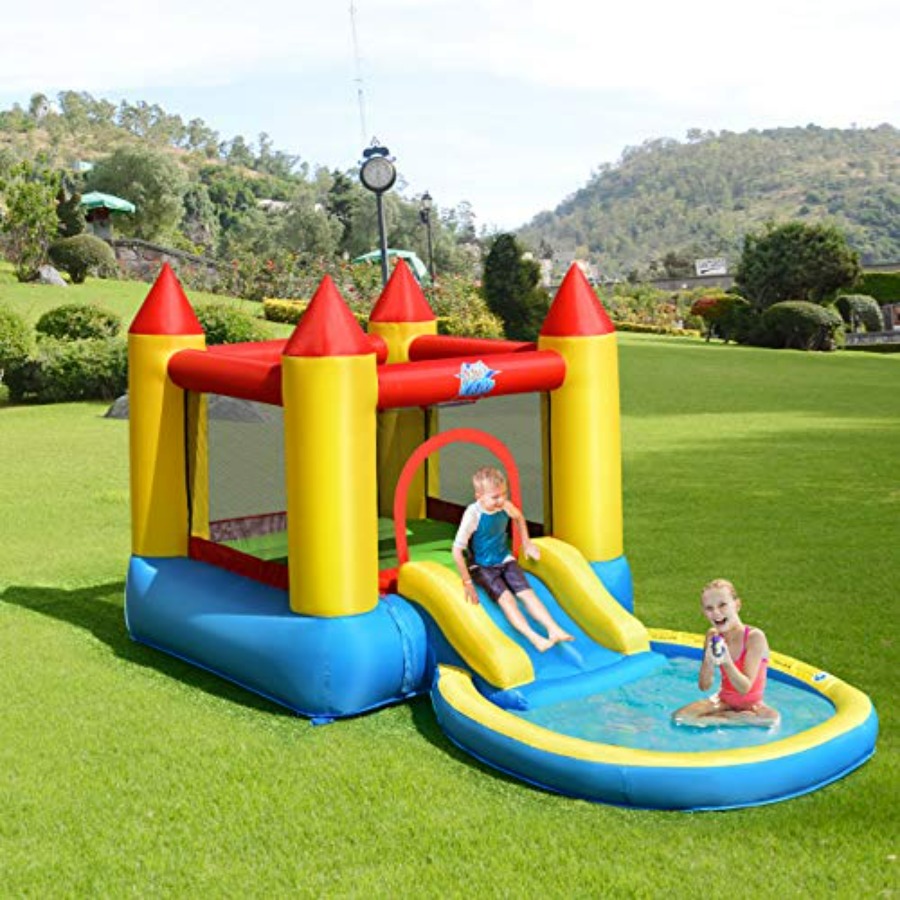 Kids Outdoor Inflatable Water Slide - Outdoor backyard inflatable bounce house for