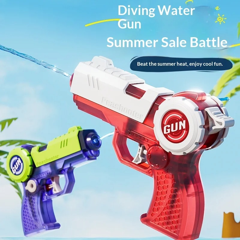 Kids Outdoor Nature Play - Water Gun Toy, Interactive Beach Play,