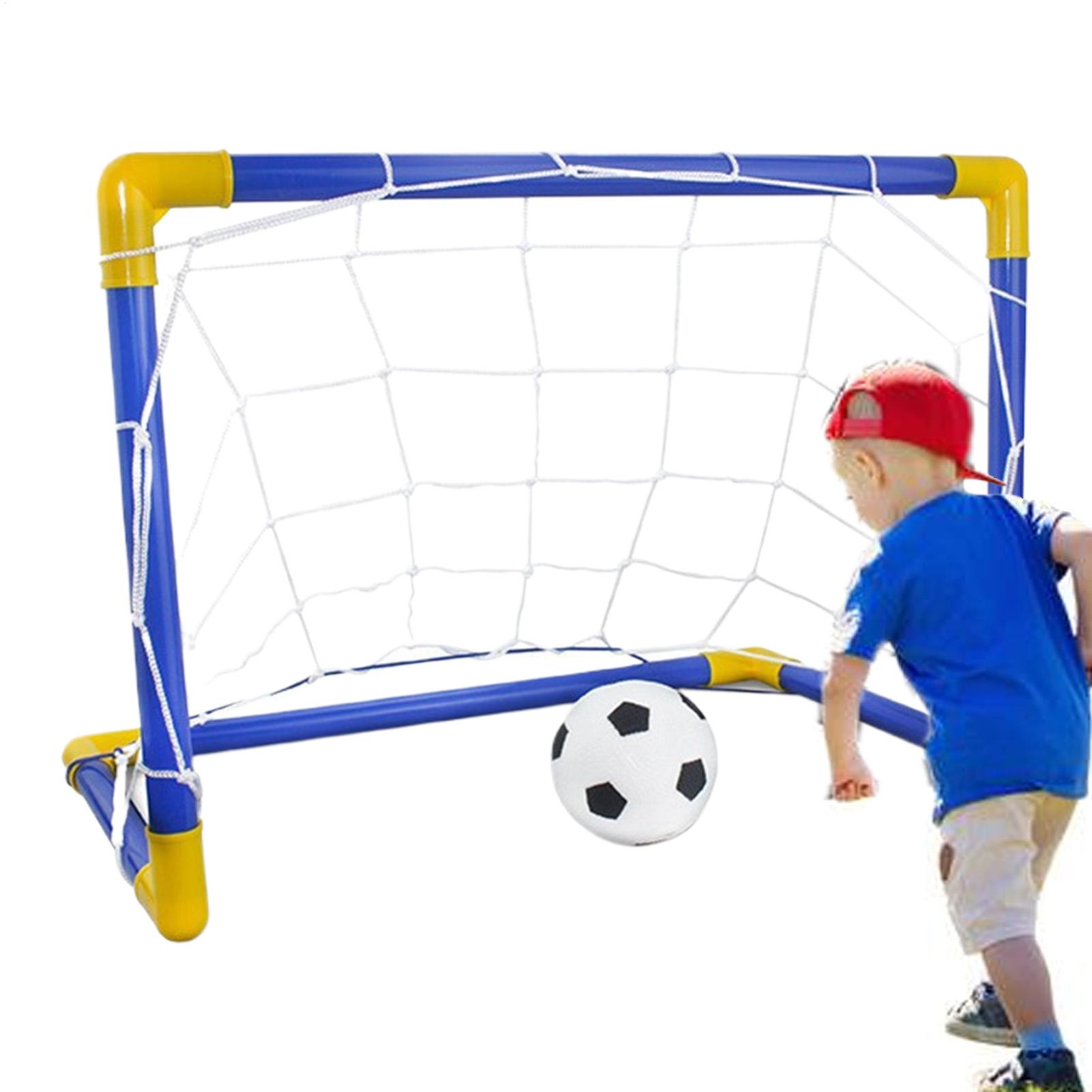 Kids Outdoor Lawn Equipment - Soccer Net For Kids Portable Weather-Resistant
