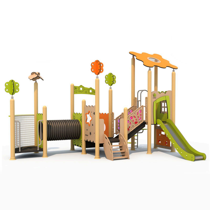 Kids Outdoor Climbing Equipment - EO-Large Outdoor PE Board Combination Slide