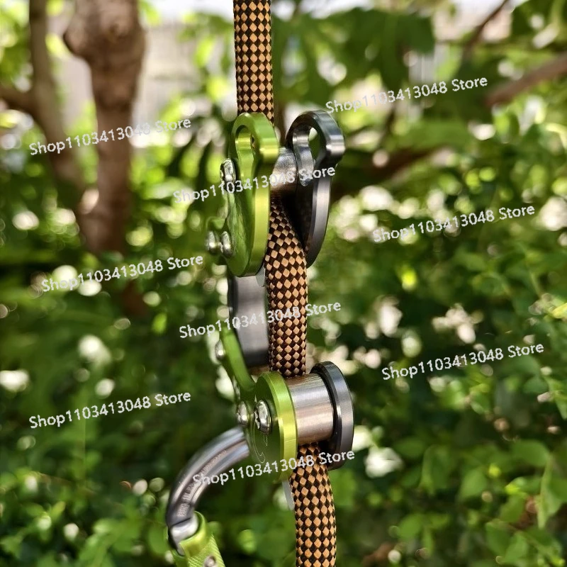 Kids Outdoor Climbing Equipment - Eight Rings Climbing Tree Mechanical Grip