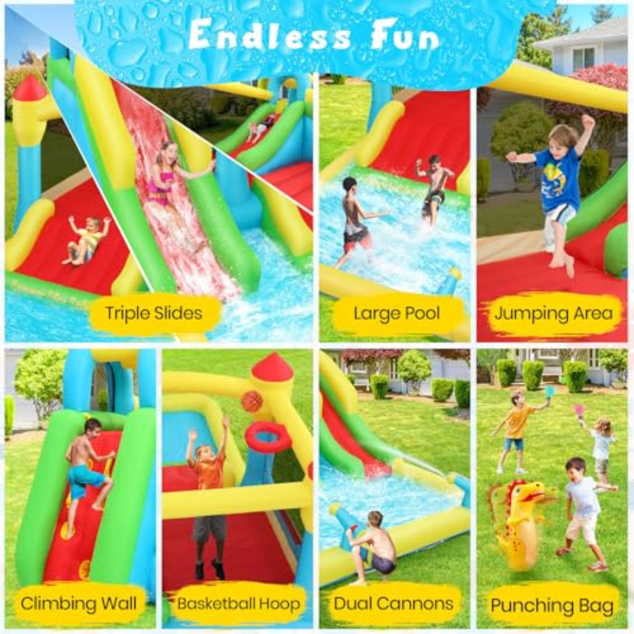 Outdoor/Indoor inflatable wate - огляд і ціна Kids Outdoor Inflatable Water Slide