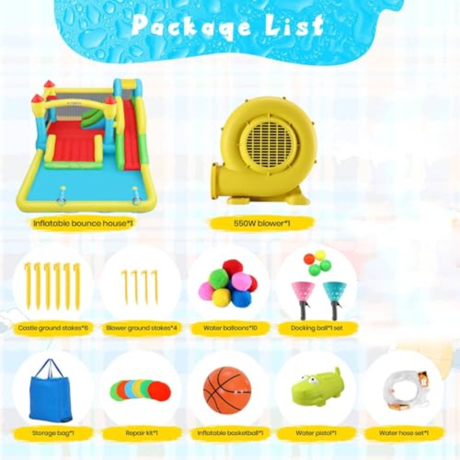 Outdoor/Indoor inflatable wate - огляд і ціна Kids Outdoor Inflatable Water Slide