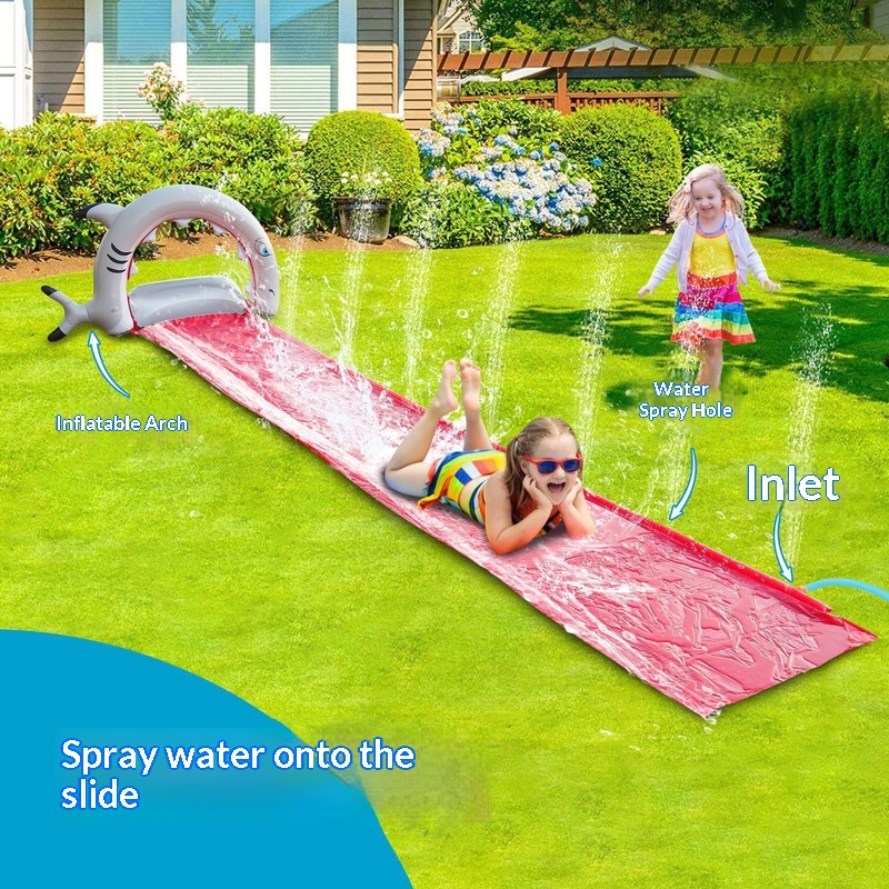 Inflatable Whale Water Slide S - огляд і ціна Kids Outdoor Inflatable Water Slide