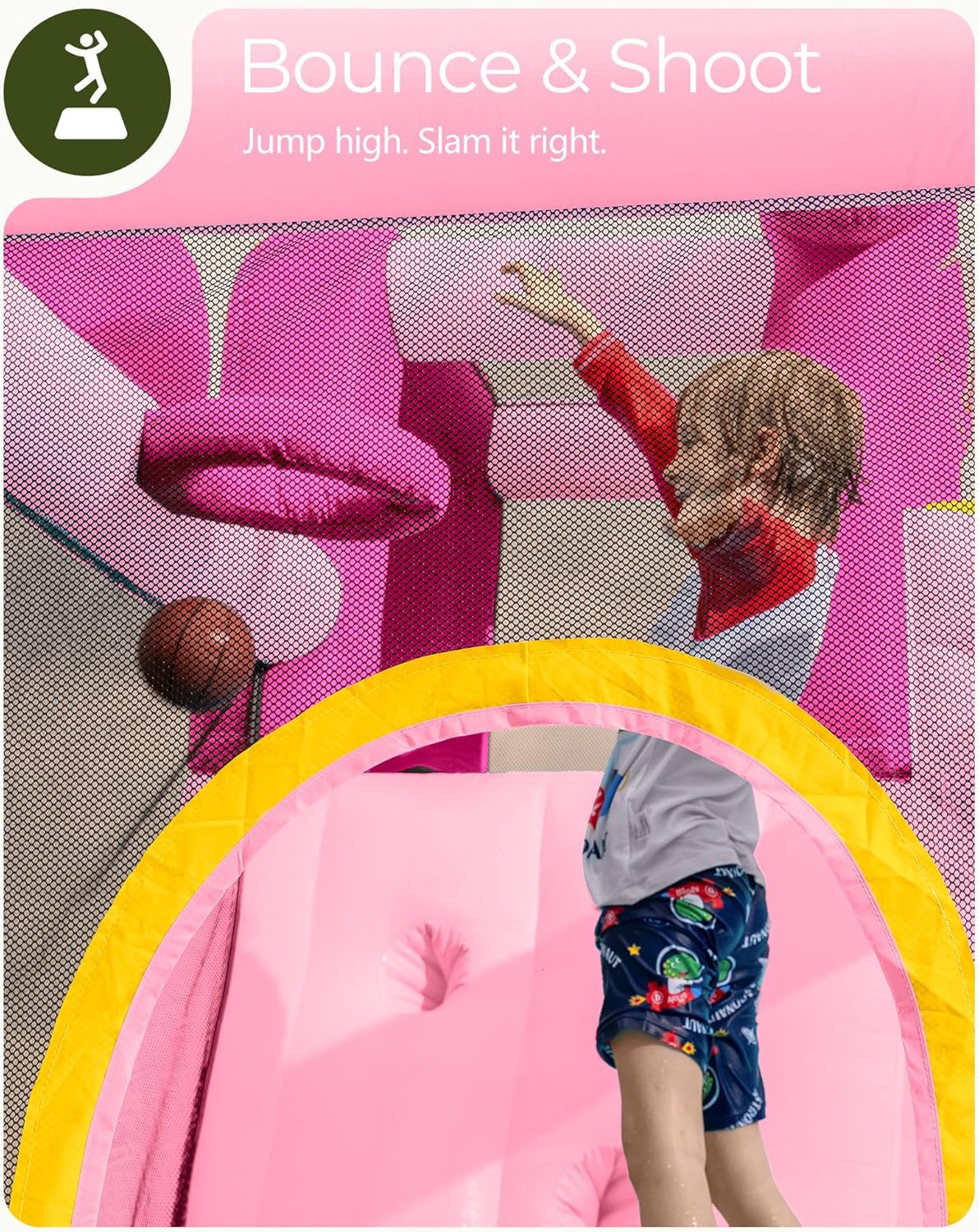 Pink Inflatable Water Slide Bo - огляд і ціна Kids Outdoor Inflatable Water Slide