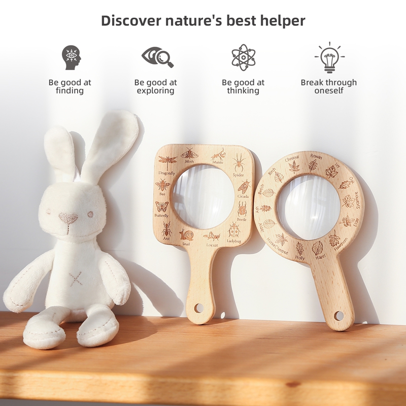 Wooden Magnifying Glass Set An - огляд і ціна Kids Outdoor Nature Toys