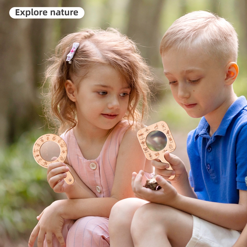 Wooden Magnifying Glass Set An - огляд і ціна Kids Outdoor Nature Toys