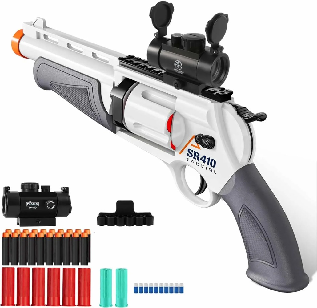 Manually Loaded Revolver Toy G - огляд і ціна Kids Outdoor Xmas Gifts