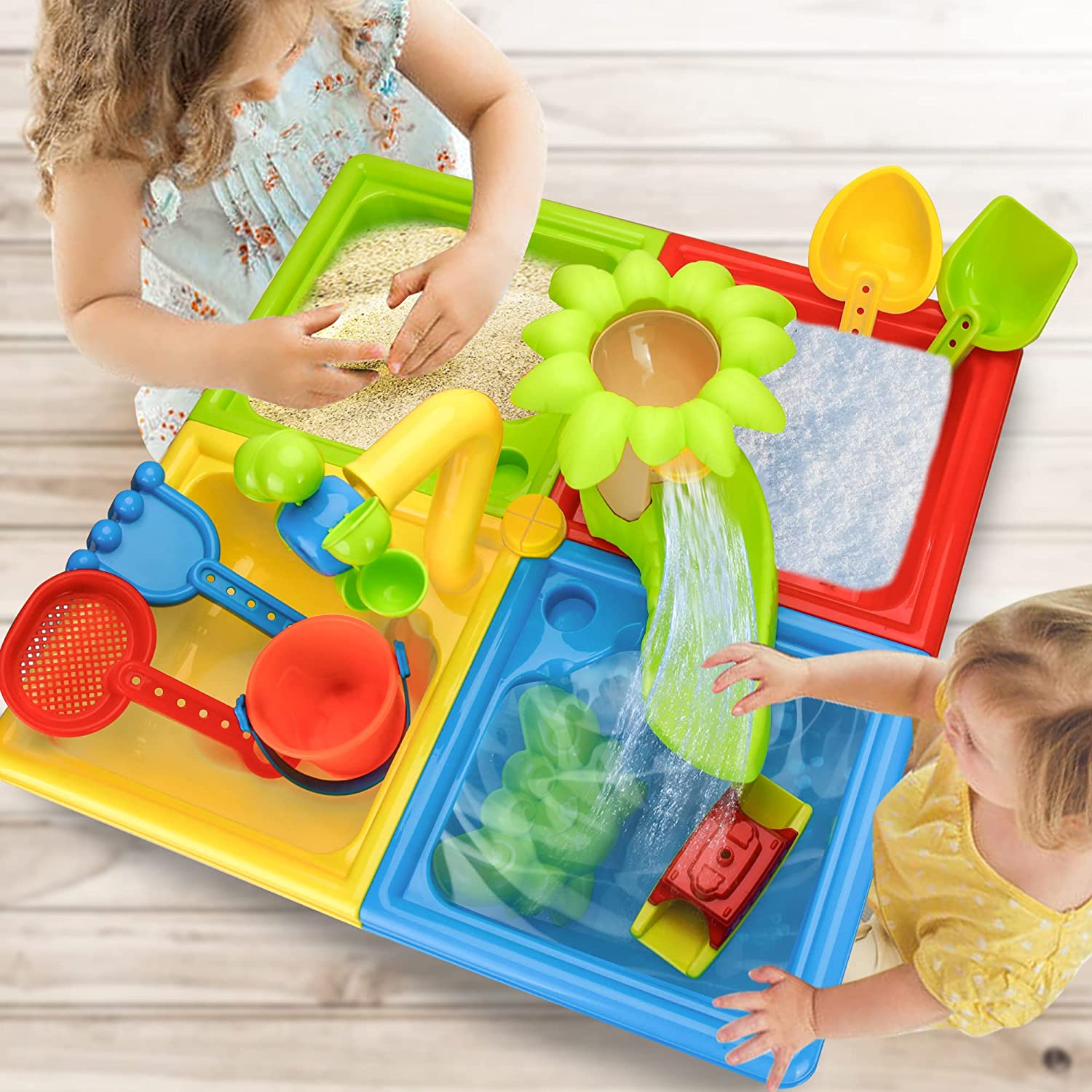 Beach Table Sand Play Toys Chi - огляд і ціна Kids Outdoor Nature Play