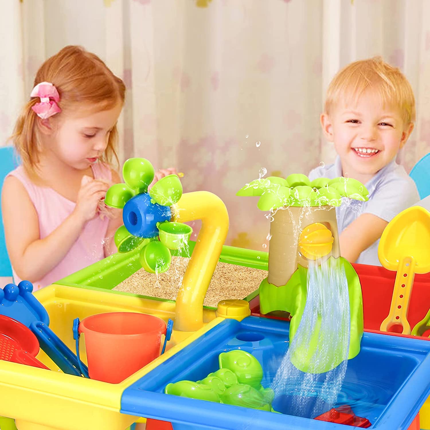 Beach Table Sand Play Toys Chi - огляд і ціна Kids Outdoor Nature Play