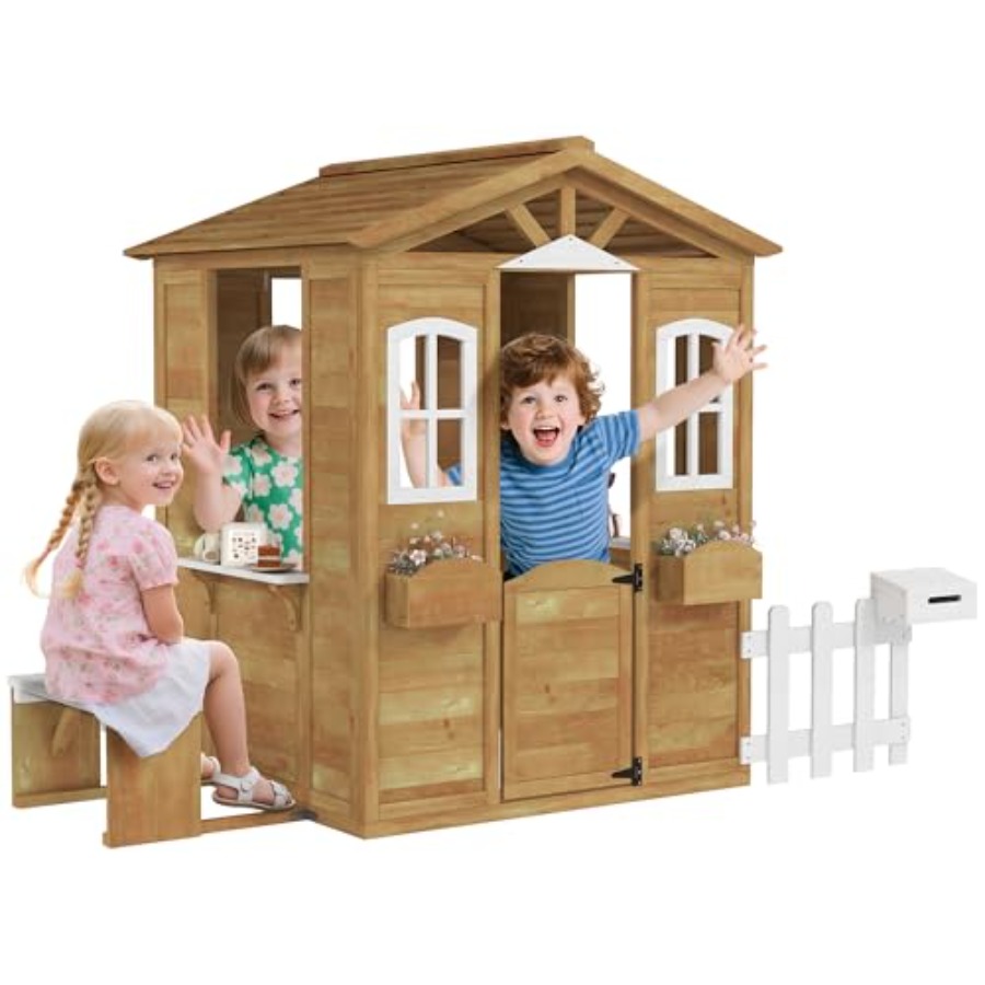 Outdoor Playhouse For Kids Age - огляд і ціна Kids Outdoor Nature Play