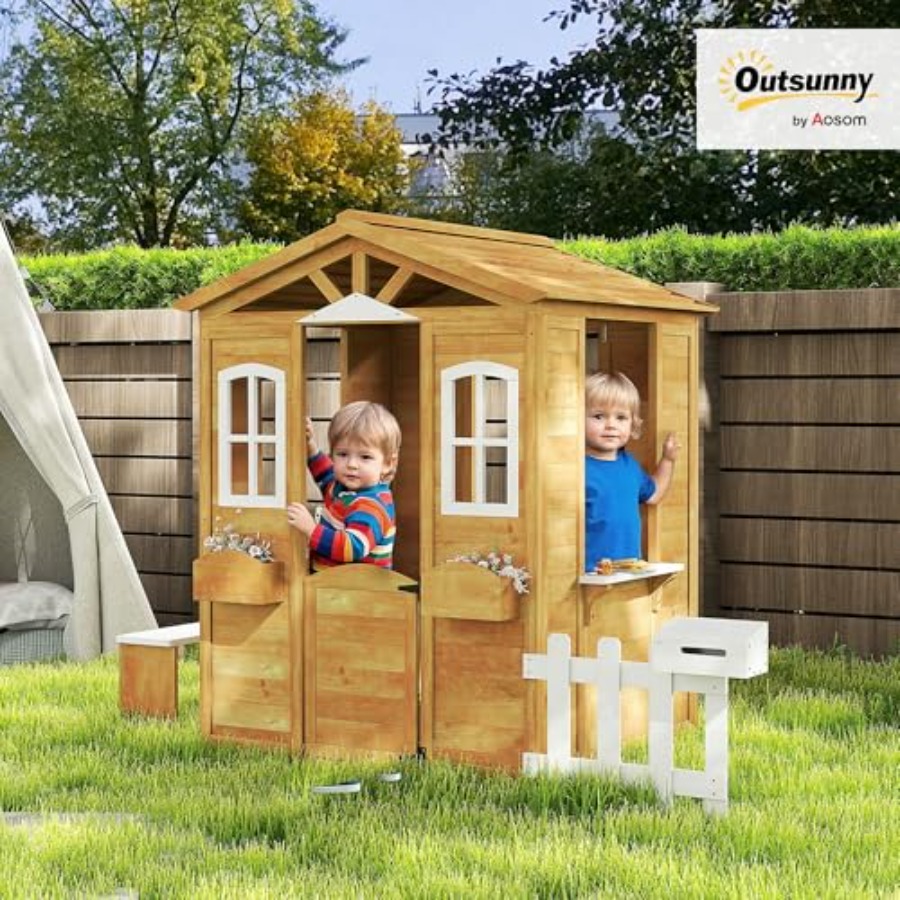 Outdoor Playhouse For Kids Age - огляд і ціна Kids Outdoor Nature Play