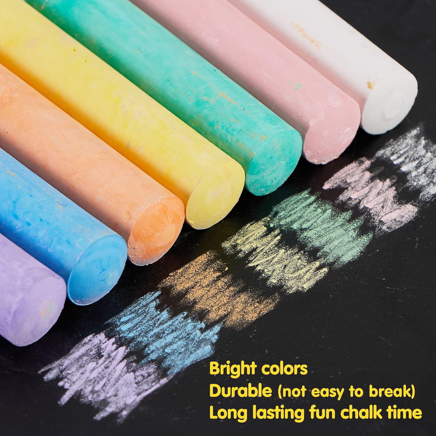 160 PCS Sidewalk Chalks Set No - огляд і ціна Chalk Outdoor Jumbo