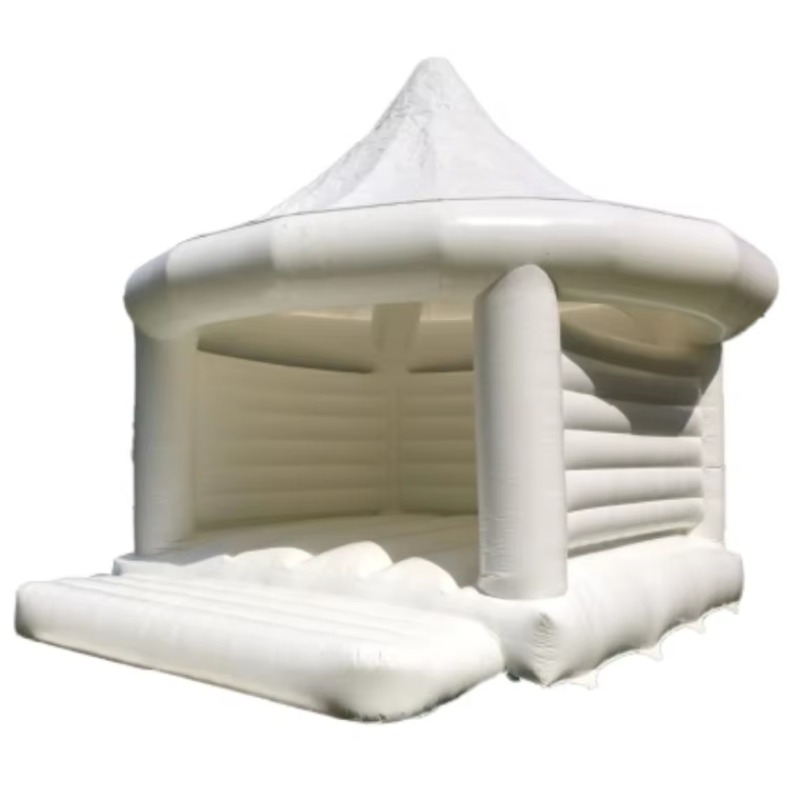 Inflatable White Wedding Bounc - огляд і ціна Outdoor Games For Kids