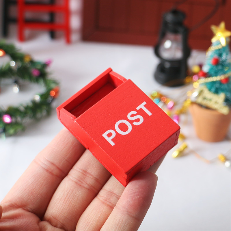 5Pc 1:12 Dollhouse red POST wo - огляд і ціна Kids Outdoor Doll House