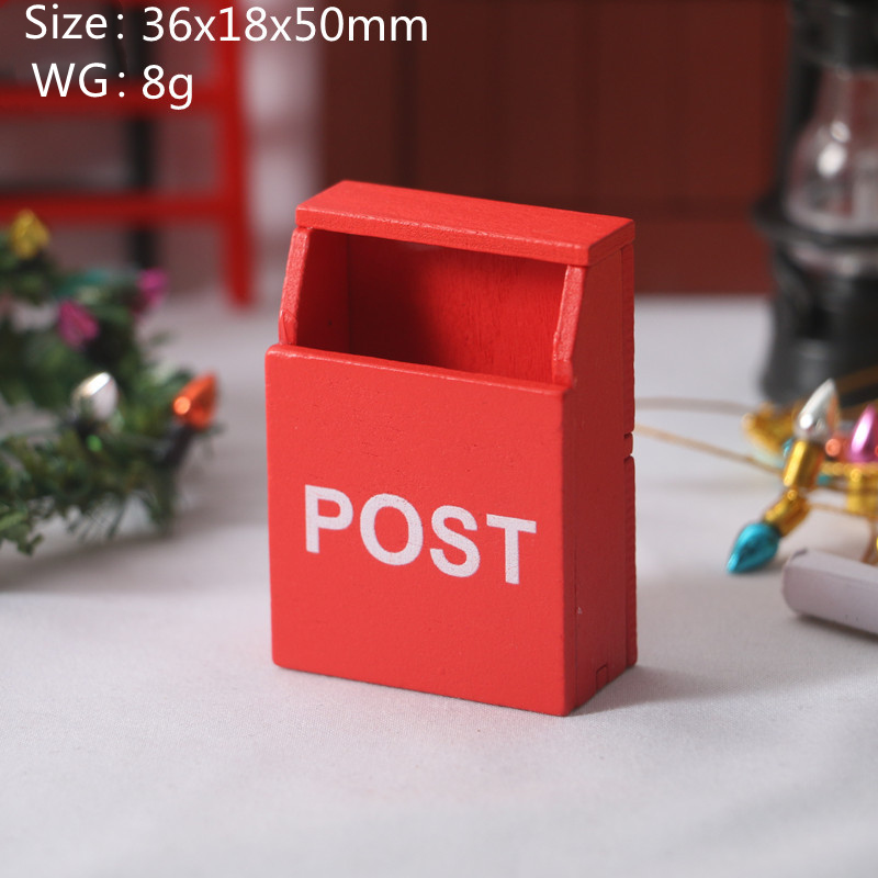 5Pc 1:12 Dollhouse red POST wo - огляд і ціна Kids Outdoor Doll House