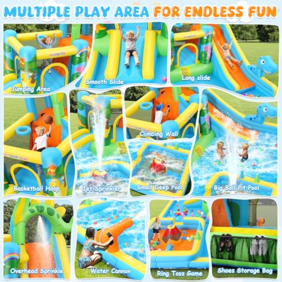 Outdoor backyard inflatable wa - огляд і ціна Kids Outdoor Inflatable Water Slide