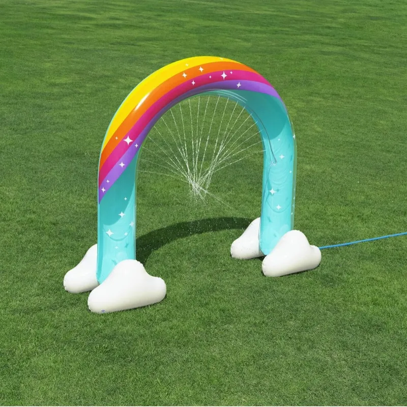 Giant Inflatable Rainbow Arch  - огляд і ціна Kids Outdoor Lawn Equipment