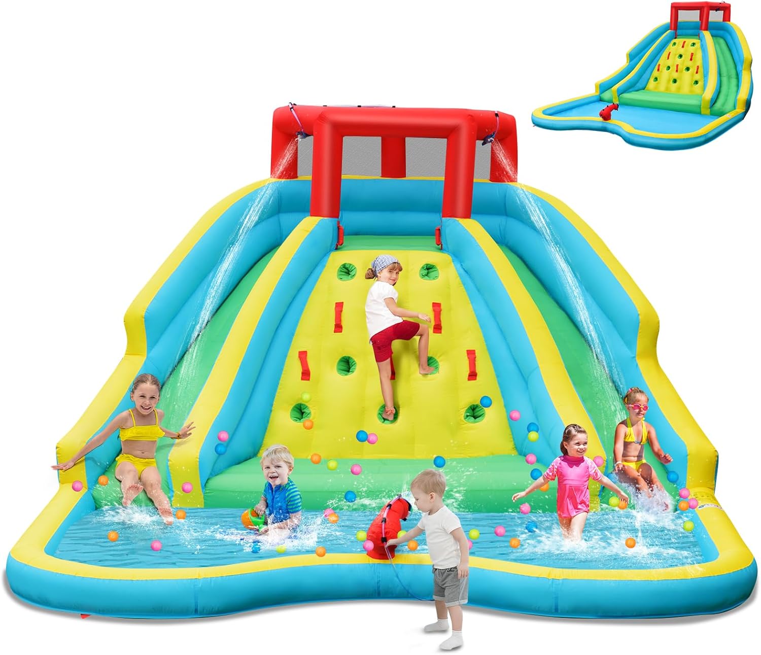 Giant Inflatable Water Slide f - огляд і ціна Kids Outdoor Inflatable Water Slide