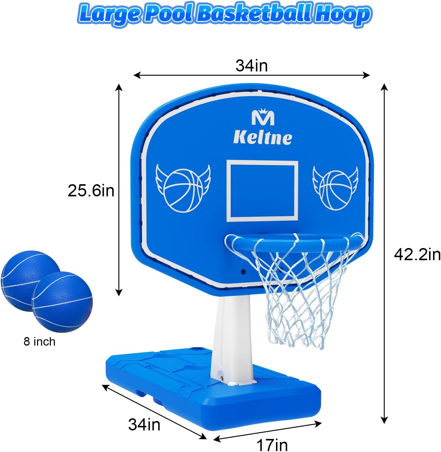Large Swimming Pool Basketball - огляд і ціна Kids Outdoor Fun