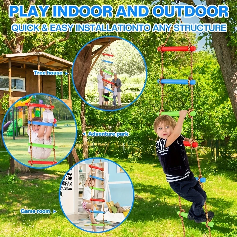 1pc Colorful Kids Climbing Lad - огляд і ціна Kids Outdoor Climbing Equipment