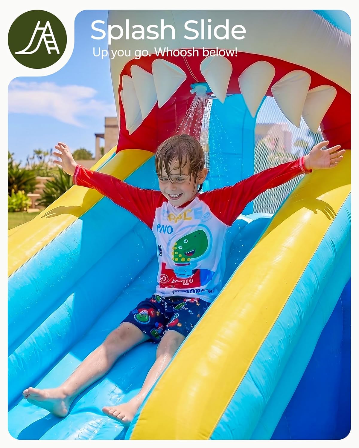 Kids Inflatable Water Slide Bo - огляд і ціна Kids Outdoor Inflatable Water Slide