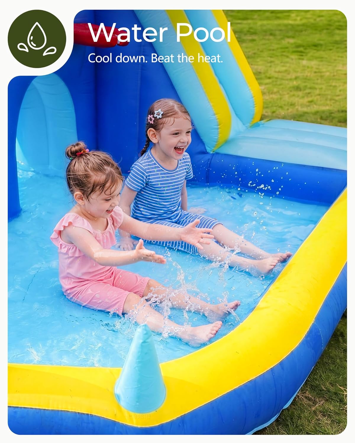Kids Inflatable Water Slide Bo - огляд і ціна Kids Outdoor Inflatable Water Slide