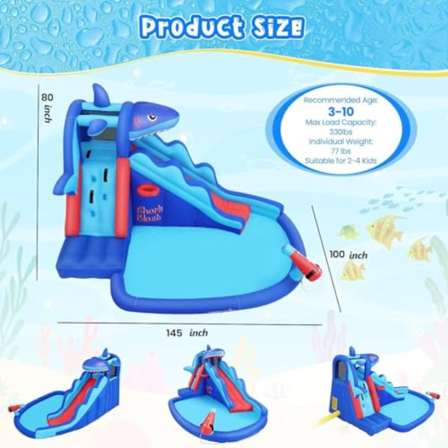Outdoor/Indoor inflatable wate - огляд і ціна Kids Outdoor Inflatable Water Slide