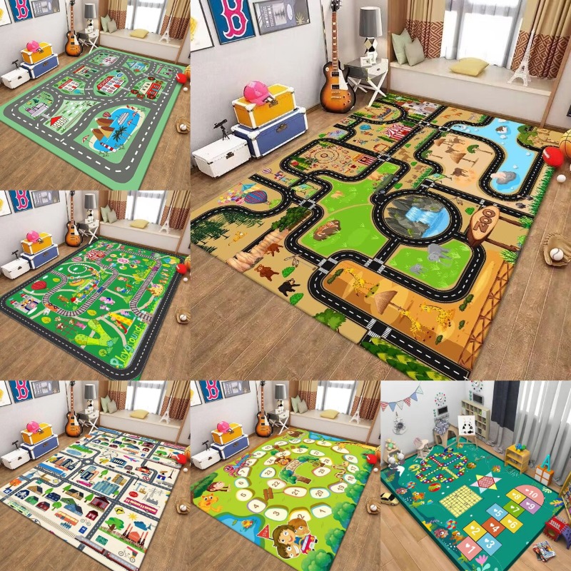 Kids Traffic Play Mat Road Map - огляд і ціна Kids Outdoor Zoo