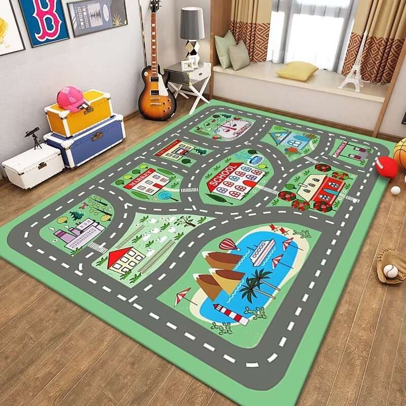 Kids Traffic Play Mat Road Map - огляд і ціна Kids Outdoor Zoo