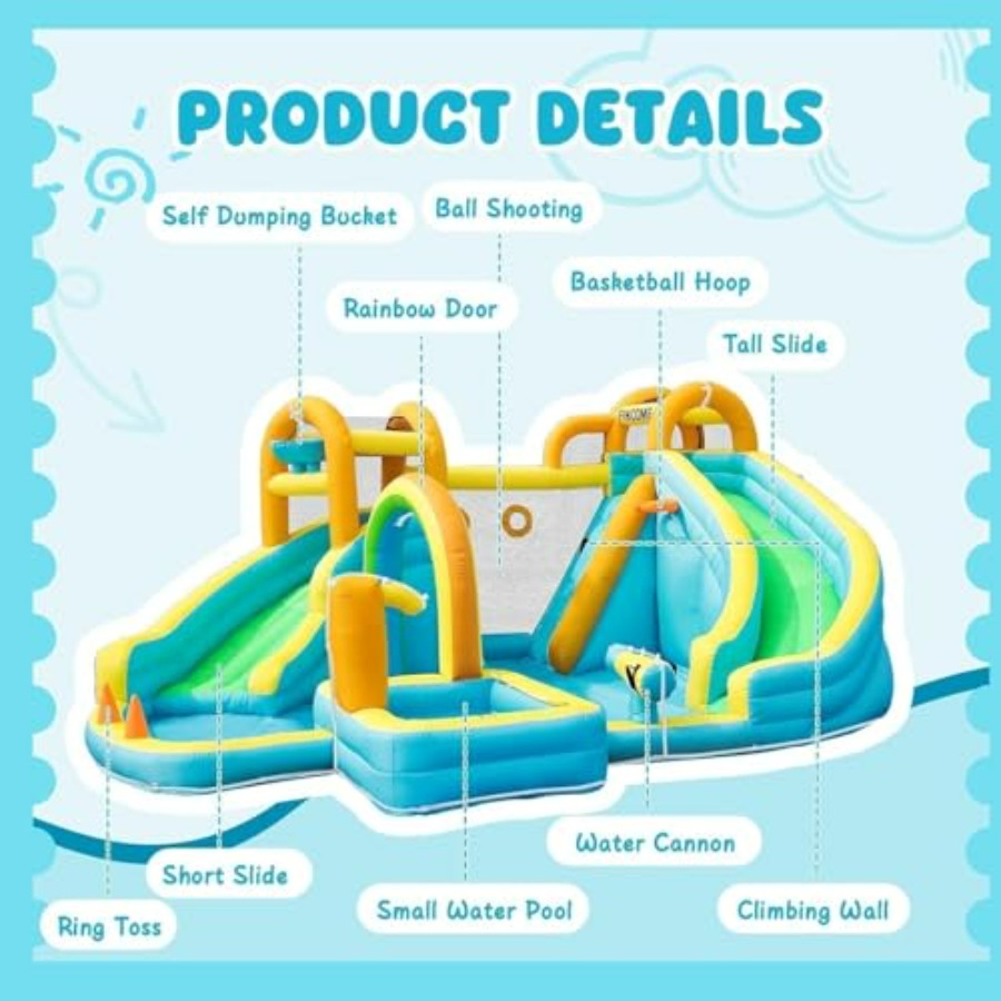 Backyard outdoor inflatable wa - огляд і ціна Kids Outdoor Inflatable Water Slide