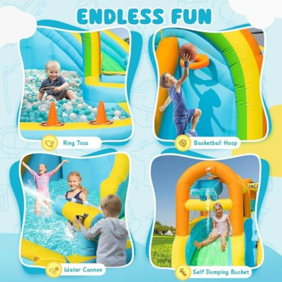 Backyard outdoor inflatable wa - огляд і ціна Kids Outdoor Inflatable Water Slide