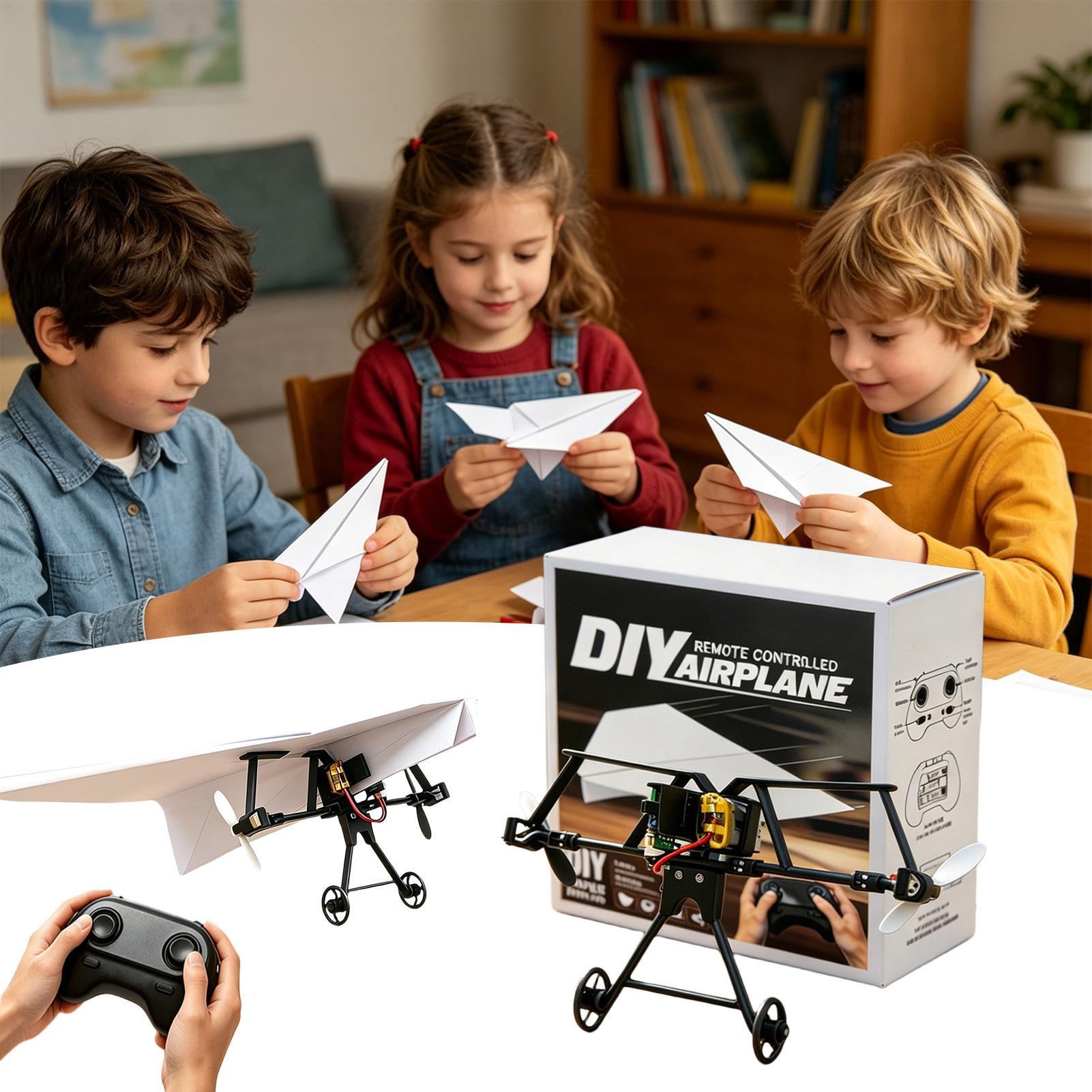 DIY RC Paper Airplane Kit Plan - огляд і ціна Kids Outdoor Fun