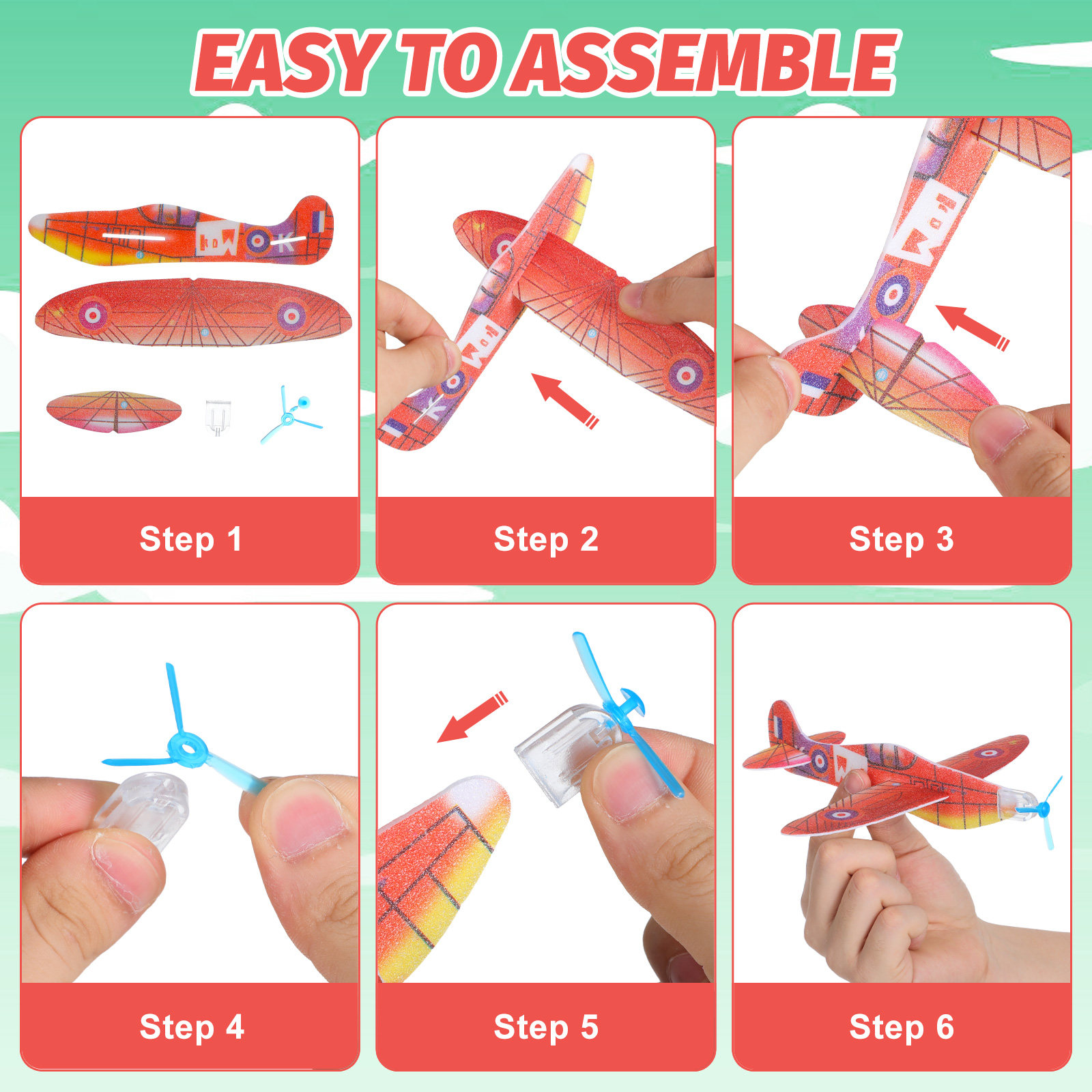 36Pcs Foam Airplane Models Hig - огляд і ціна Kids Outdoor Fun