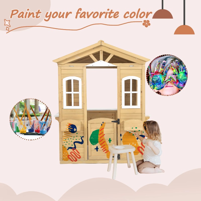 Modern Classic Solid Wood Play - огляд і ціна Kids Outdoor Furniture