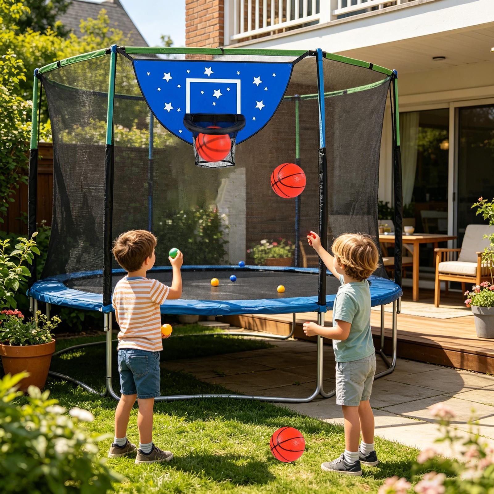 Basketball Goal For Trampoline - огляд і ціна Kids Outdoor Fun