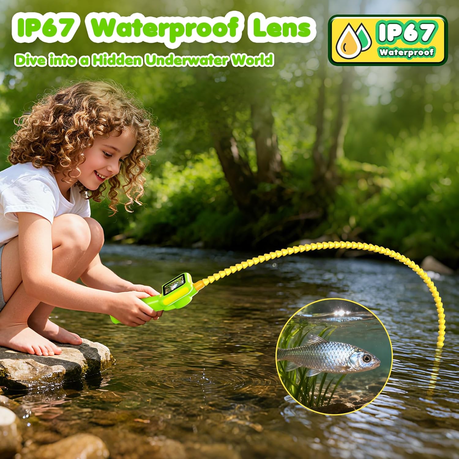 Endoscope for Kids, Borescope  - огляд і ціна Kids Outdoor Nature Toys