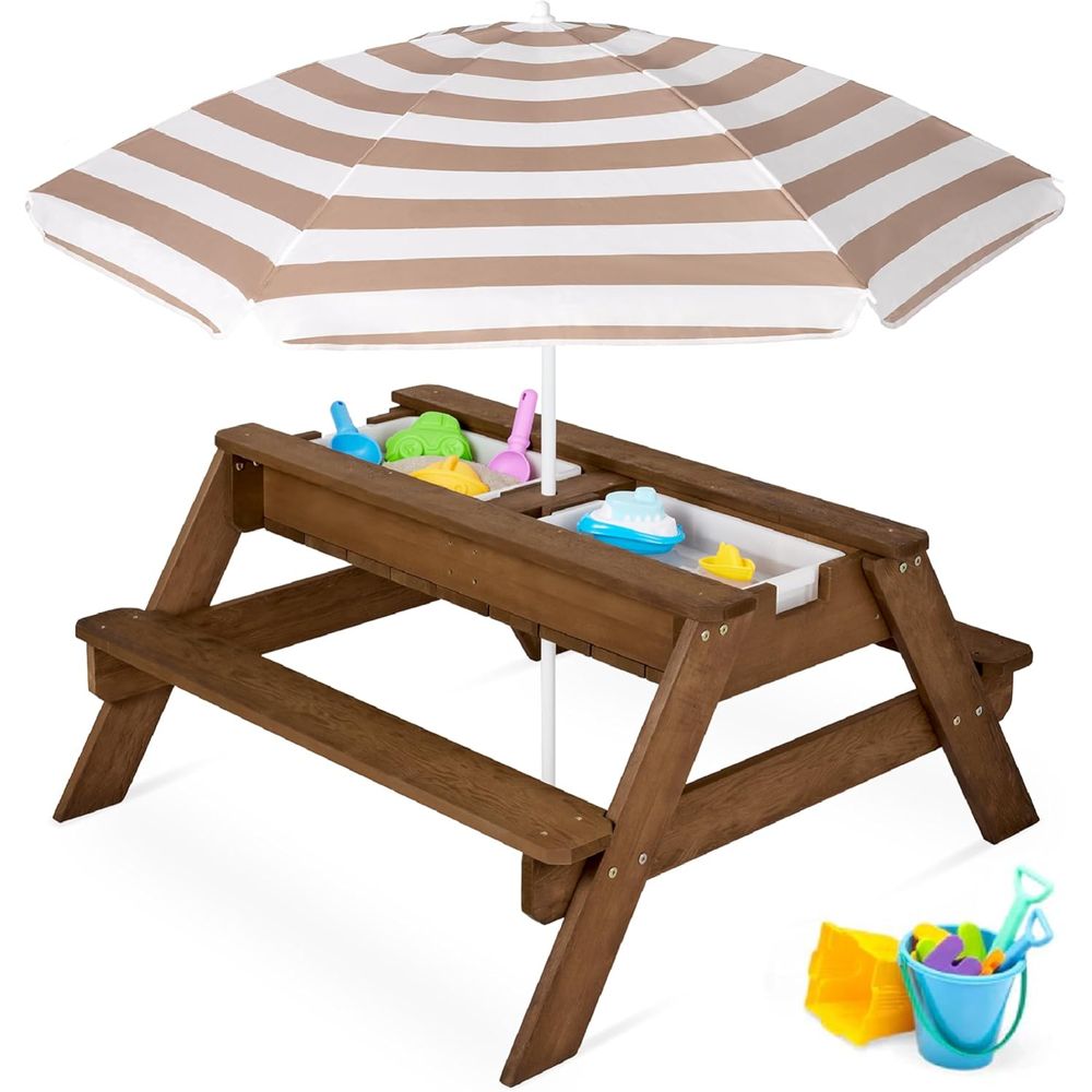 Kids Picnic Table with Umbrell - огляд і ціна Kids Outdoor Umbrella