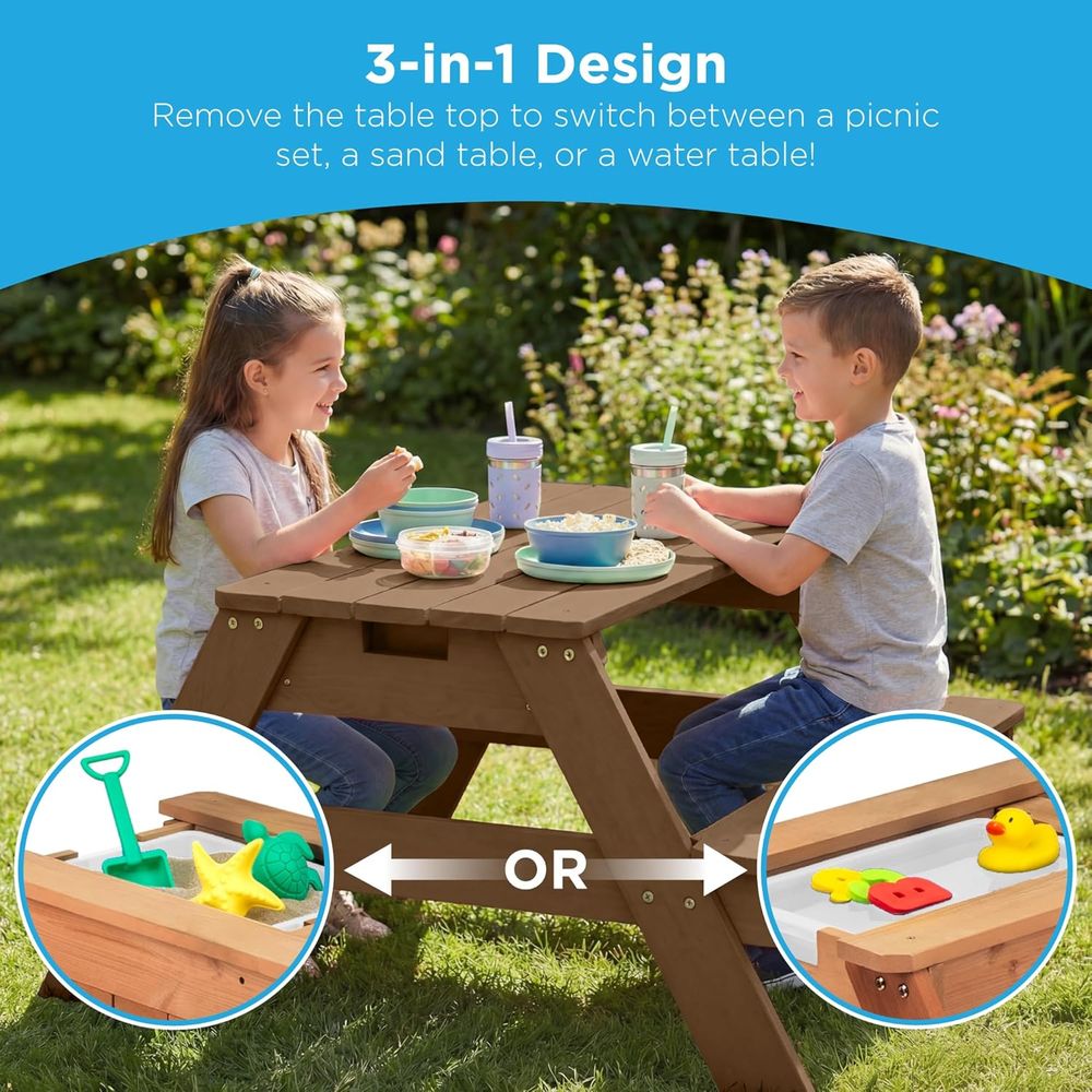 Kids Picnic Table with Umbrell - огляд і ціна Kids Outdoor Umbrella