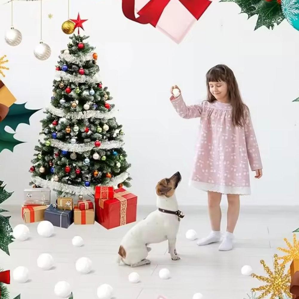 6/8/10cm Soft Snow Fake Balls  - огляд і ціна Kids Outdoor Xmas Gifts