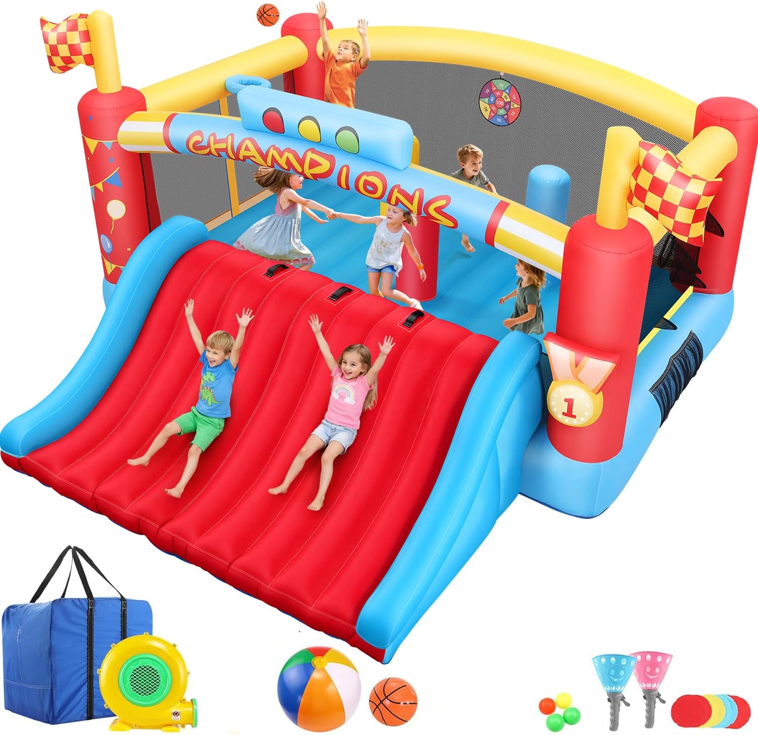 13FT Big Inflatable Bounce Hou - огляд і ціна Outdoor Games For Kids