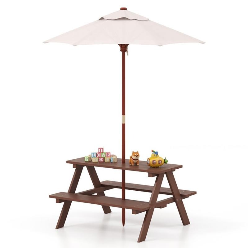 Outdoor 4-Seat Kids Picnic Tab - огляд і ціна Kids Outdoor Umbrella