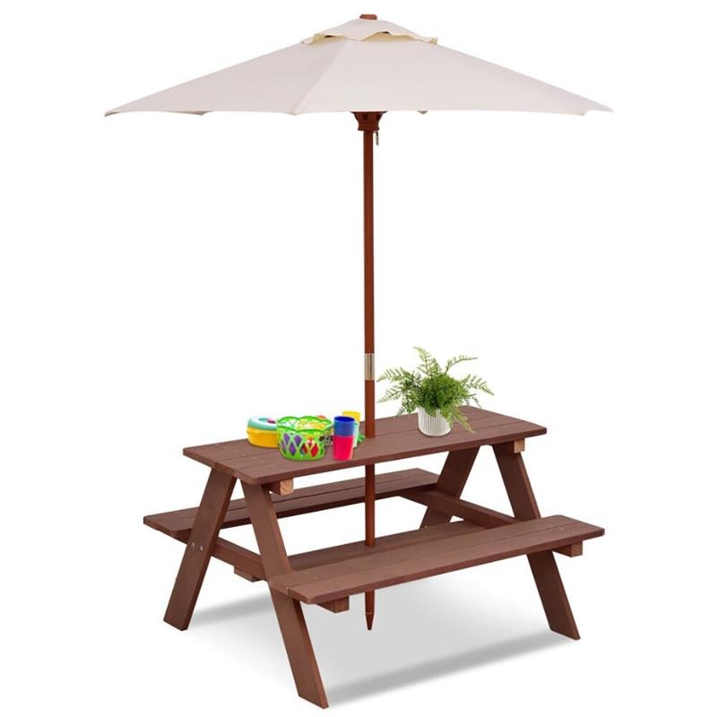 Outdoor 4-Seat Kids Picnic Tab - огляд і ціна Kids Outdoor Umbrella