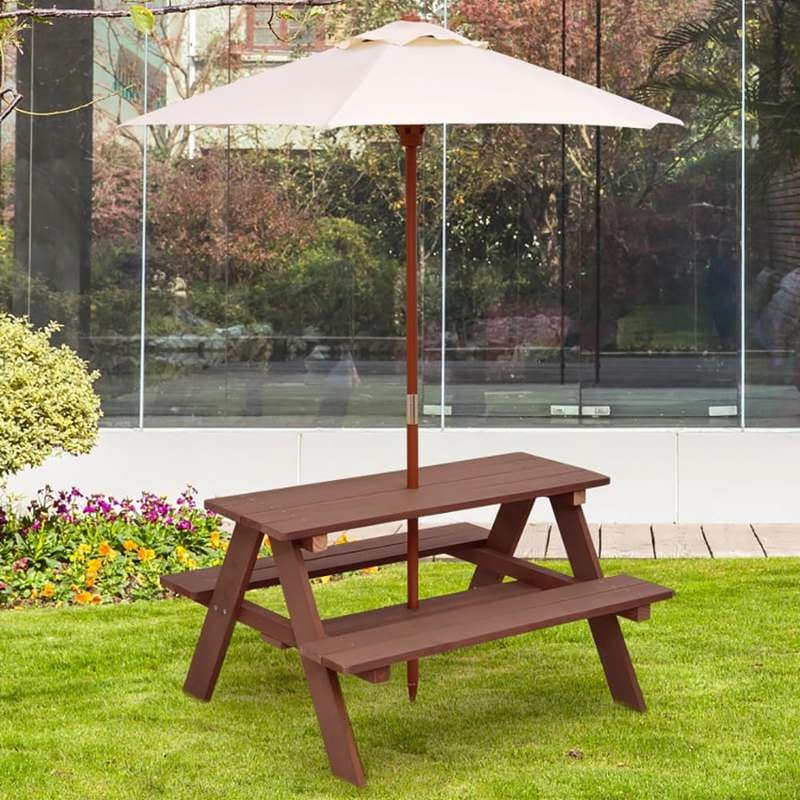 Outdoor 4-Seat Kids Picnic Tab - огляд і ціна Kids Outdoor Umbrella
