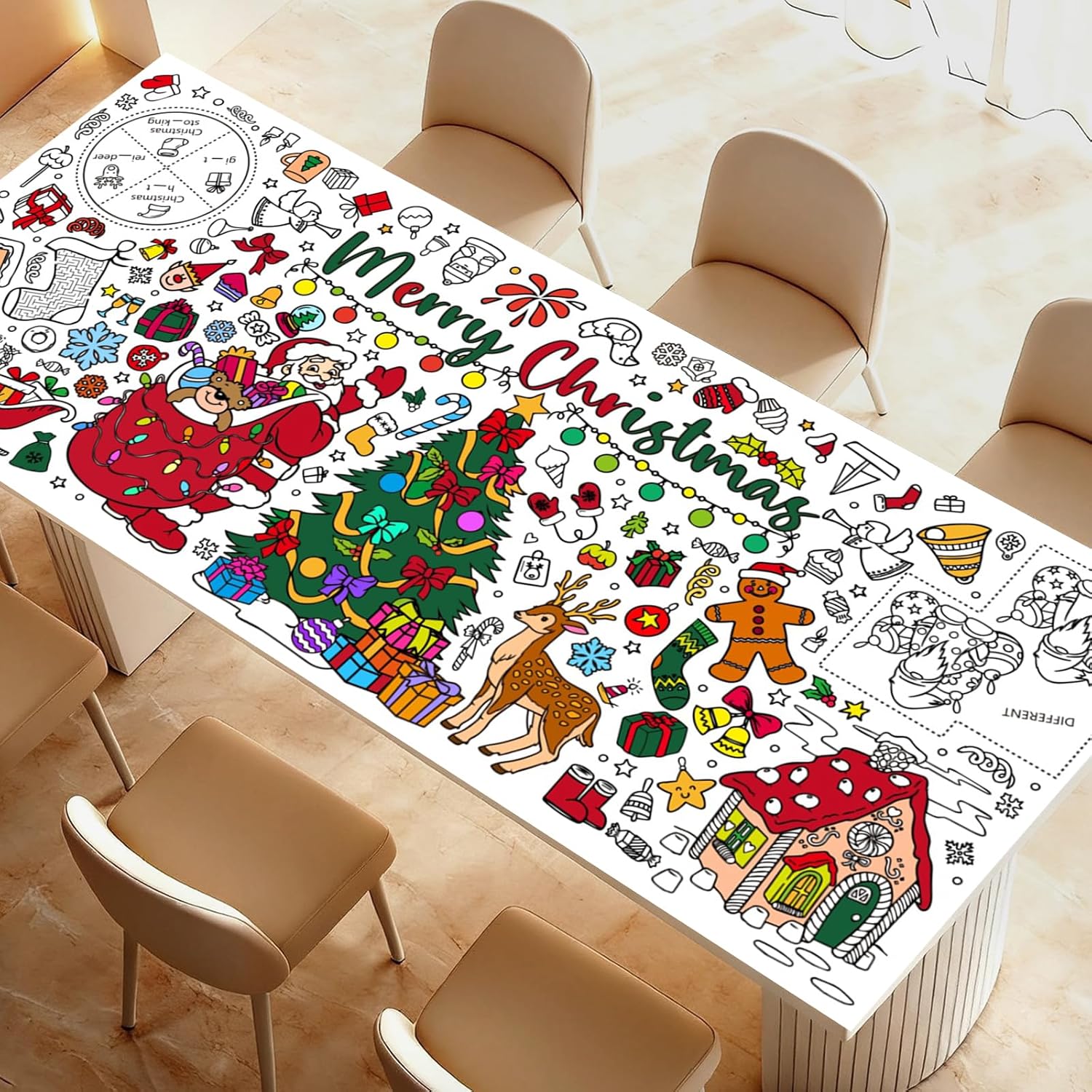 Christmas Giant Coloring Poste - огляд і ціна Kids Outdoor Xmas Gifts