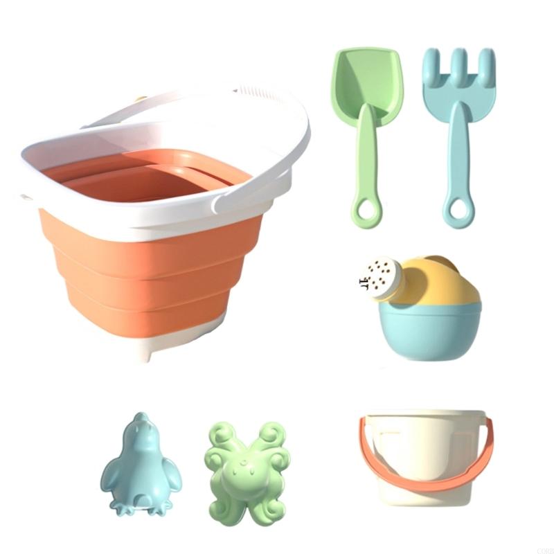 CORB Foldable Beach Bucket San - огляд і ціна Kids Outdoor Nature Play