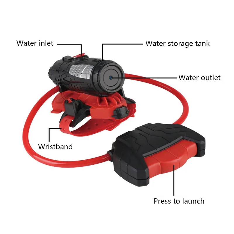 Water Gun Spider Launcher Wris - огляд і ціна Kids Outdoor Nature Toys