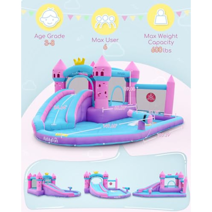Backyard inflatable waterslide - огляд і ціна Kids Outdoor Inflatable Water Slide